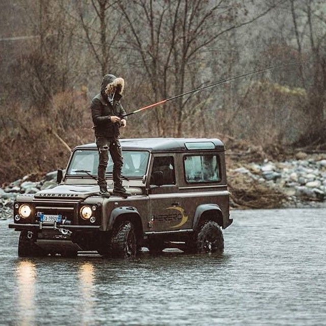 Land rover fishing